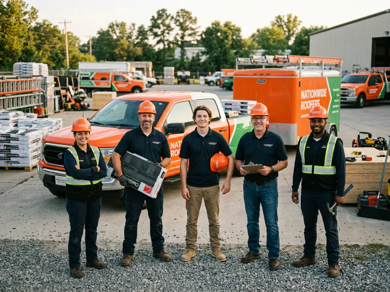 Natiowide Roofers - roof installation in Hattiesburg near me